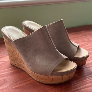 Dolce Vita - Tan Suede Wedges, 7.5